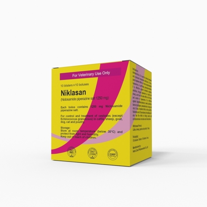 2018 High quality Albendazole Bolus Uses - Niclosamide Bolus 1250 mg – Lihua
