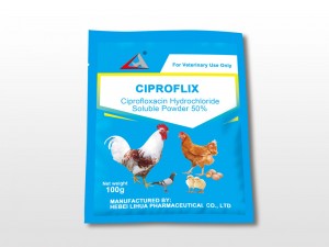 Ciprofloxacin Hydrochloride Soluble Powder 50%