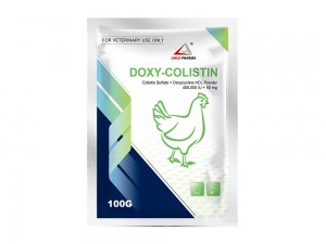 Colistin Sulfate + Doxycycline HCL Powder 400,000 IU + 50 mg
