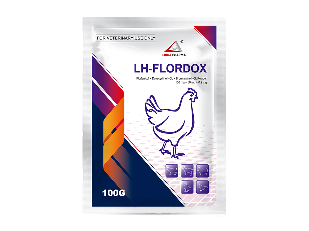 Florfenicol + Doxycycline HCL + Bromhexine HCL Powder