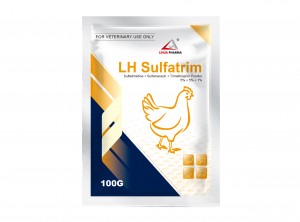 Sulfadimidine + Sulfamerazin + Trimethioprim Powder 5% + 5% + 1%