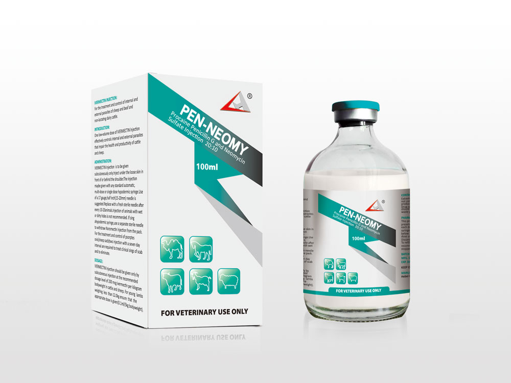 2018 Latest Design Tylosin Injection For Cattle - Procaine Penicillin G and Neomycin Sulfate Injection 20:10 – Lihua